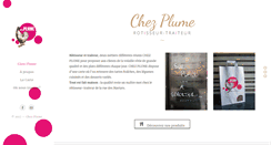 Desktop Screenshot of chezplume.fr